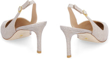 Load image into Gallery viewer, Edith lurex slingback pumps

