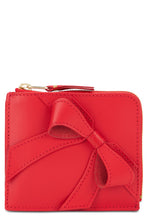 Load image into Gallery viewer, Leather wallet with bow
