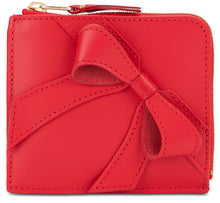 Load image into Gallery viewer, Leather wallet with bow
