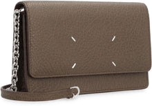 Load image into Gallery viewer, Four Stitches leather wallet on chain
