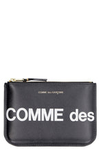 Load image into Gallery viewer, Logo detail leather pouch
