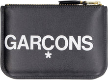 Load image into Gallery viewer, Logo detail leather pouch
