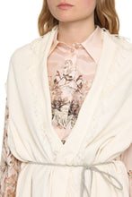 Load image into Gallery viewer, Fringed knit poncho
