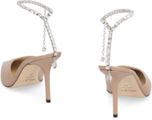 Load image into Gallery viewer, Saeda 85 patent leather slingback pumps
