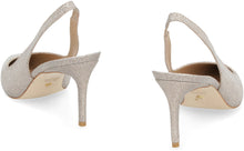 Load image into Gallery viewer, Stuart fabric slingback pumps
