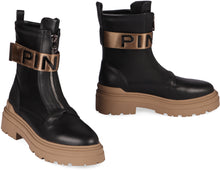 Load image into Gallery viewer, Mia leather combat boots
