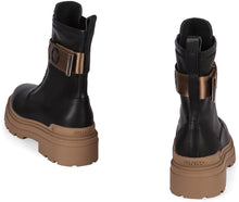 Load image into Gallery viewer, Mia leather combat boots
