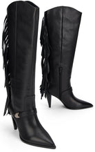 Load image into Gallery viewer, Fringe boots
