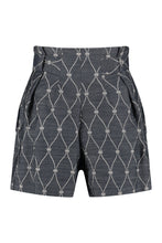 Load image into Gallery viewer, High-rise cut-off denim shorts
