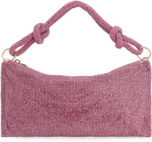 Load image into Gallery viewer, Hera Nano rhinestones flat clutch
