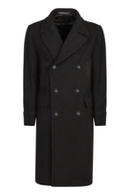 Load image into Gallery viewer, Wool blend double-breasted coat
