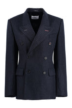 Load image into Gallery viewer, Wool blend pinstripe jacket
