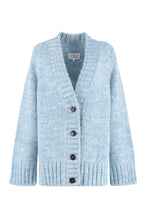 Load image into Gallery viewer, Drawstring knitted cardigan
