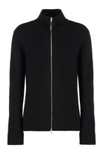 Load image into Gallery viewer, High collar zipped cardigan
