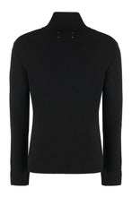 Load image into Gallery viewer, High collar zipped cardigan
