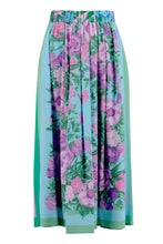 Load image into Gallery viewer, Simone silk skirt with floral print
