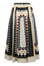 Load image into Gallery viewer, Printed midi skirt
