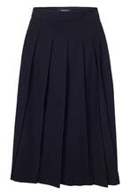 Load image into Gallery viewer, Midi skirt in wool fabric with pleats
