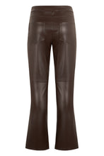 Load image into Gallery viewer, Flared pants in eco-leather
