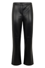 Load image into Gallery viewer, Flared pants in eco-leather
