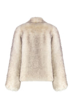 Load image into Gallery viewer, Snowy Faux fur jacket
