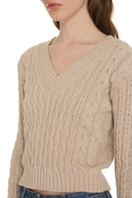 Load image into Gallery viewer, Okra cable knit sweater
