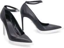 Load image into Gallery viewer, Rider leather pointy-toe pumps
