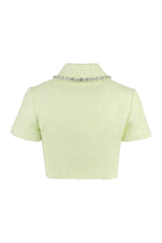 Load image into Gallery viewer, Boucle jersey single-breasted jacket
