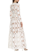 Load image into Gallery viewer, Floral macramé-lace dress
