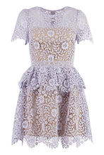 Load image into Gallery viewer, Macramé lace mini dress
