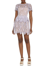 Load image into Gallery viewer, Macramé lace mini dress
