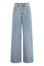 Load image into Gallery viewer, Wide-leg jeans

