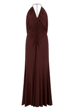 Load image into Gallery viewer, Long dress with V-neck
