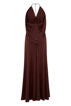Load image into Gallery viewer, Long dress with V-neck
