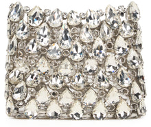 Load image into Gallery viewer, Mini metallic mesh bag with crystals
