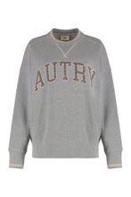 Load image into Gallery viewer, College sweatshirt in cotton with logo
