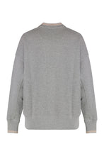 Load image into Gallery viewer, College sweatshirt in cotton with logo
