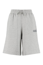 Load image into Gallery viewer, Logo embroidery cotton sweatshorts
