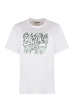 Load image into Gallery viewer, Cotton crew-neck T-shirt
