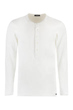 Load image into Gallery viewer, Cotton henley T-shirt
