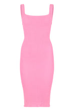 Load image into Gallery viewer, Midi dress in elastic fabric
