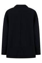 Load image into Gallery viewer, Single-breasted blazer in wool and silk blend
