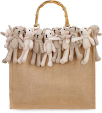 Load image into Gallery viewer, Raffia tote bag

