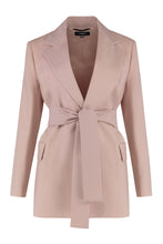Load image into Gallery viewer, Teso belted waist blazer
