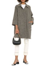 Load image into Gallery viewer, Teulada single-breasted wool coat
