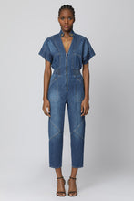 Load image into Gallery viewer, Long denim jumpsuit
