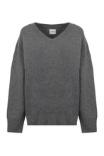 Load image into Gallery viewer, Toyota cashmere V-neck sweater
