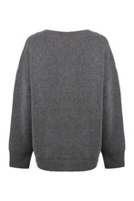 Load image into Gallery viewer, Toyota cashmere V-neck sweater
