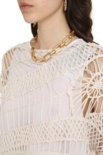Load image into Gallery viewer, Cotton top with crochet vest
