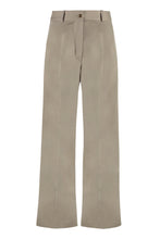 Load image into Gallery viewer, High-rise cotton trousers
